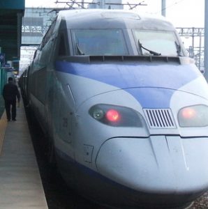 ソウルからKTX(高速鉄道)で木浦に到着